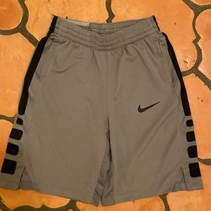 Gray Nike Elite Shorts
